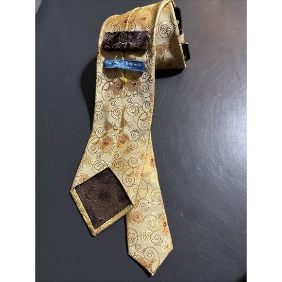 Haines & Bonner Of London Multi-Colored Silk Tie All Silk Handmade - Picture 1 of 6